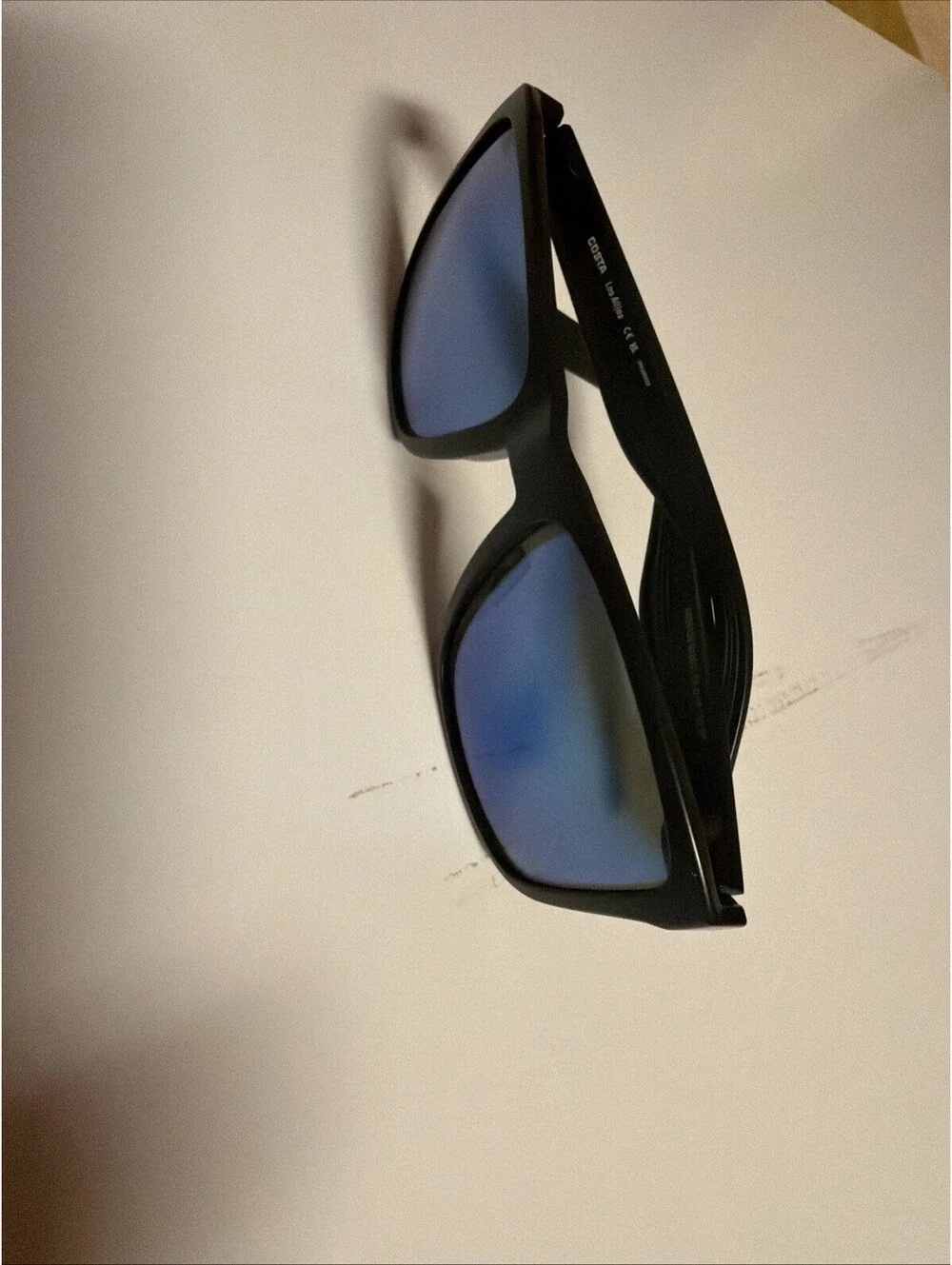 Costa Los Alijos Black Frame Blue Polarized Glasses